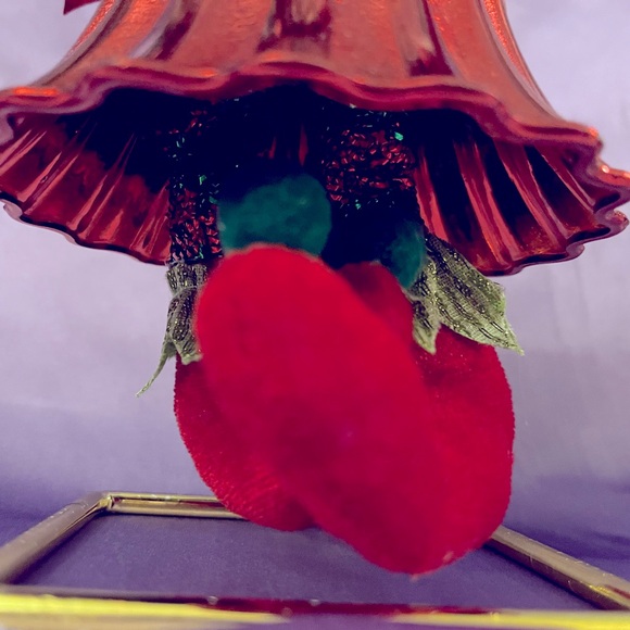 HANDCRAFTED • Red and Silver Elf Jingle Bell • Great for Christmas - Picture 5 of 6